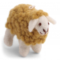 Preview: Flauschiges mini Schaf ocker aus Filz von Gry & Sif