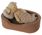 Preview: Maileg Hunde Korb / Bett Braun NEU 2023 