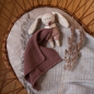 Preview: Schmusetuch / Kuscheltuch mit Hase rose von ava&yves