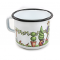 Preview: Emaille Tasse Gartenfreund 400ml von Münder email