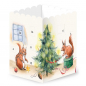 Preview: Adventskalender  Karte - Leuchte - Eichhörnchen von Grätz Verlag