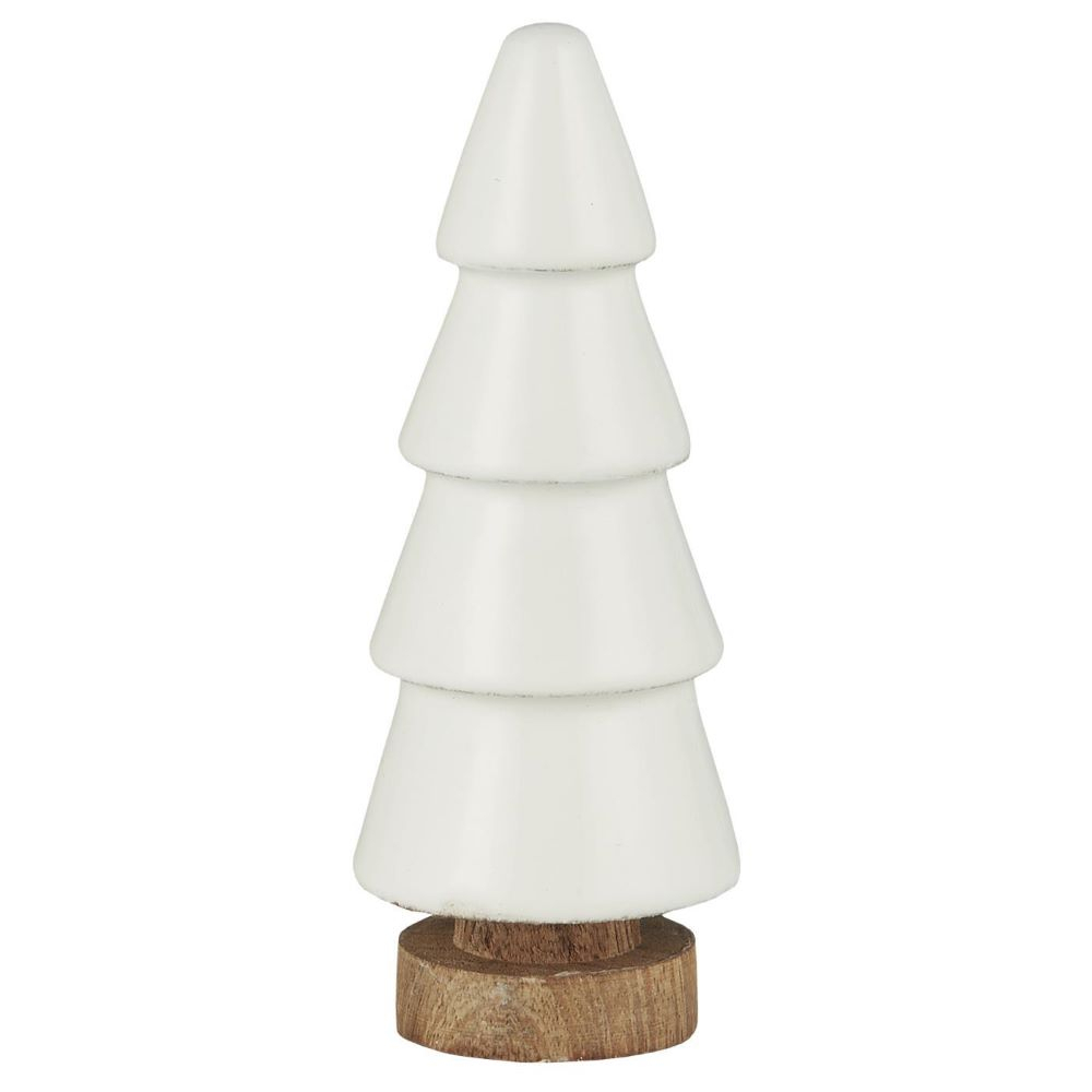 Dekoweihnachtsbaum klein emaille bemalt aus Holz von IB Laursen