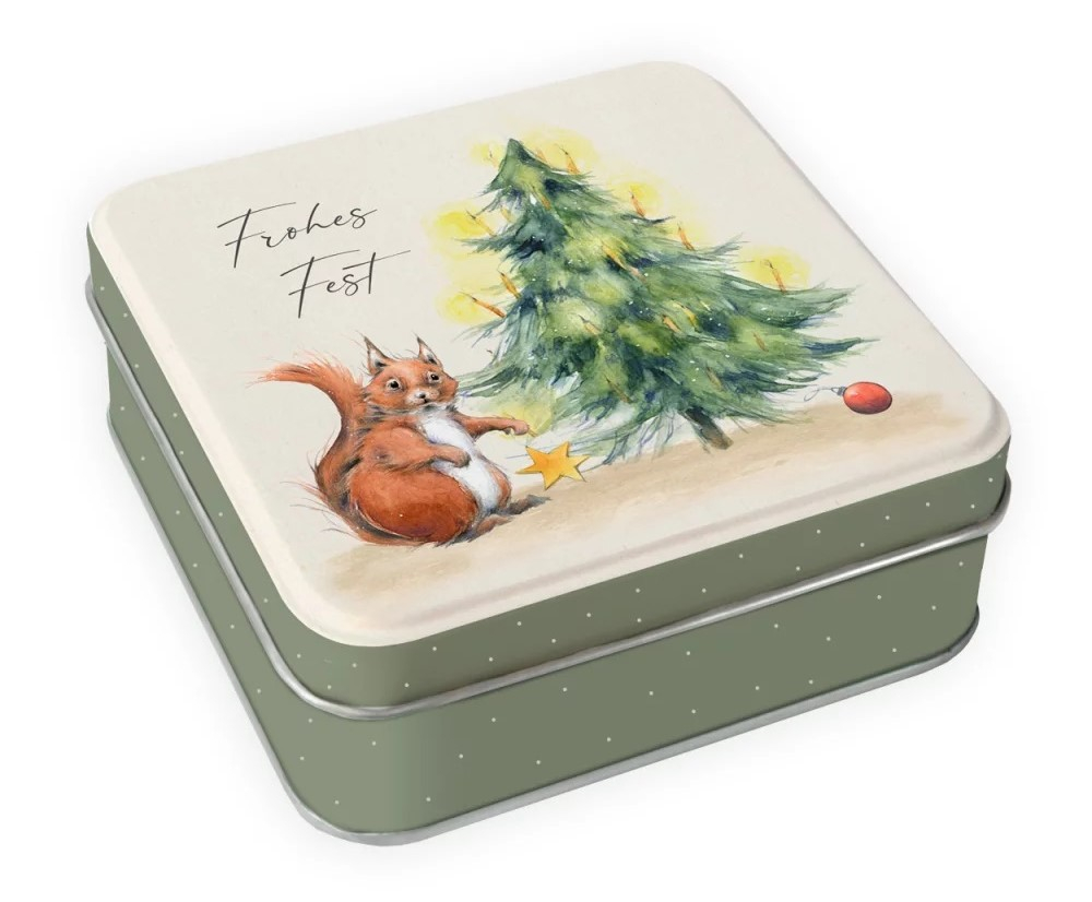 Geschenkboxen für Weihnachten "Frohes Fest" ♥ Eichhörnchen