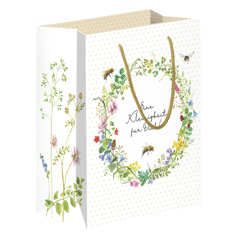 Geschenktüte mittelgroß "Bienen" von Grätz Verlag