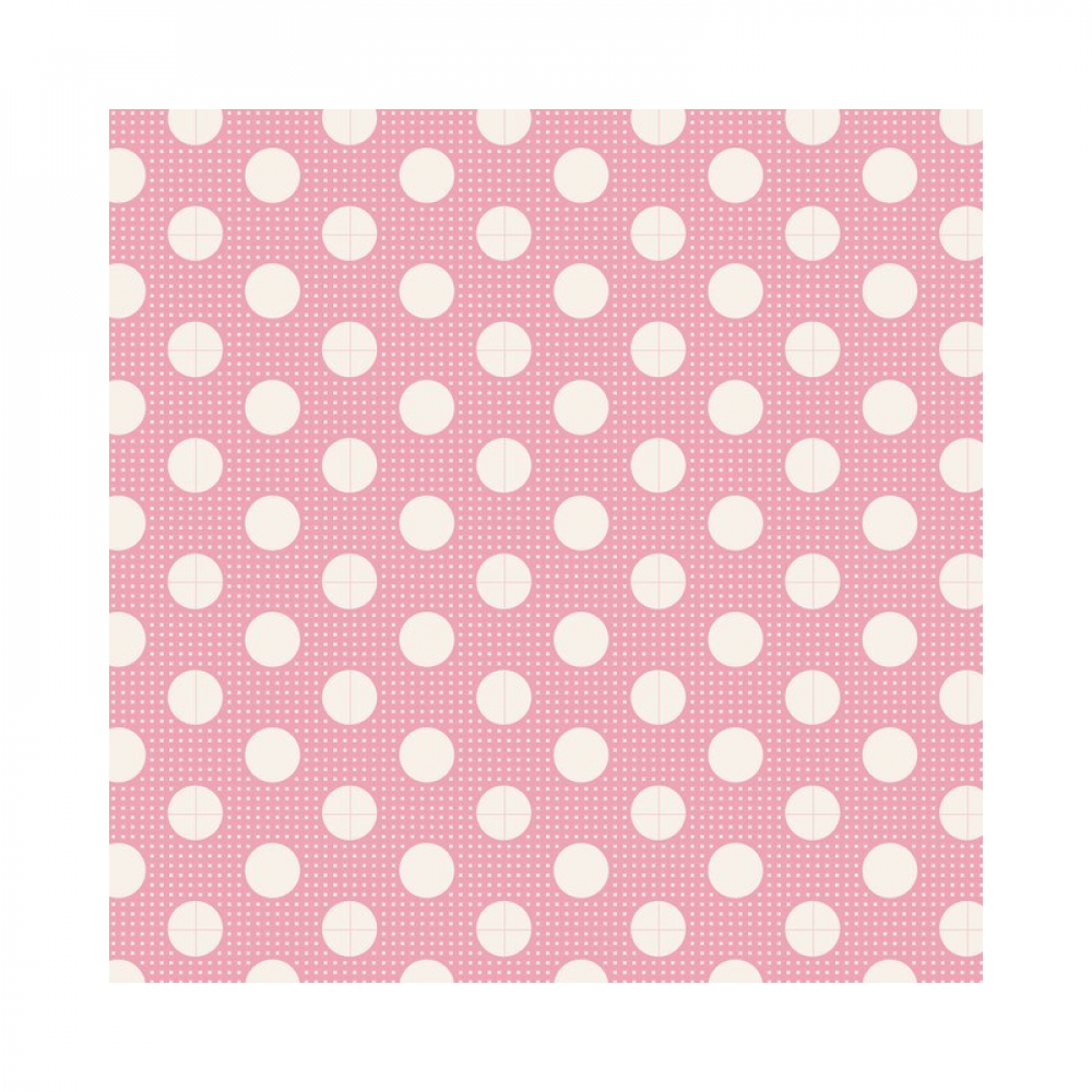 Baumwollstoff Medium Dots rosa von Tilda