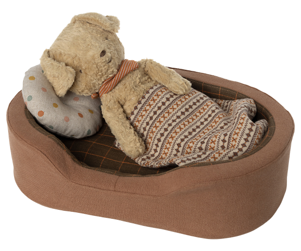 Maileg Hunde Korb / Bett Braun NEU 2023 