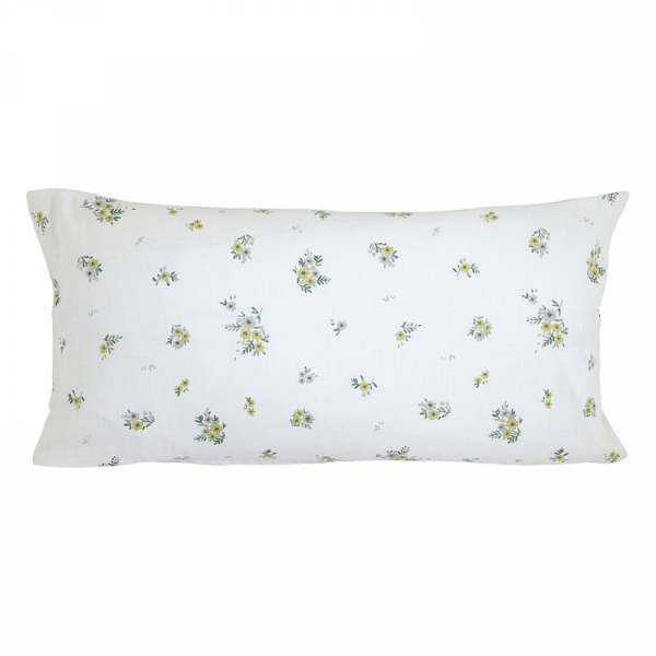 Cushion Cover Flora white 35 x 65 cm Strömshaga