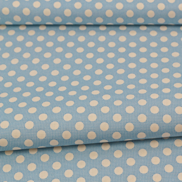 Baumwollstoff Medium Dots blau von Tilda