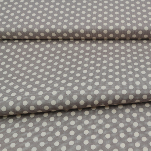 Baumwollstoff Medium Dots grau von Tilda