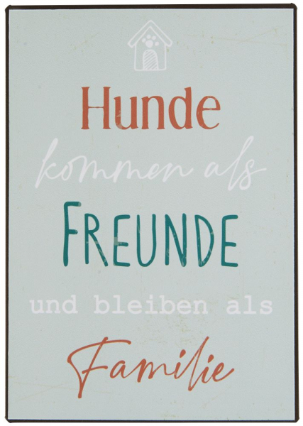 Türschild / Metallschild "Hunde" von IB Laursen