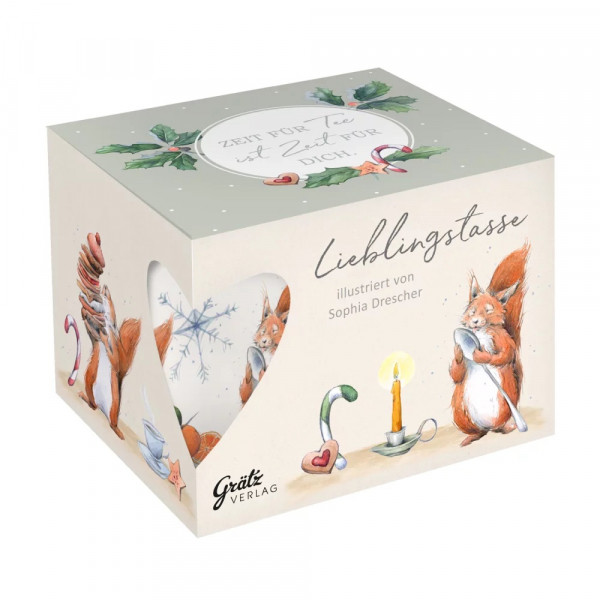 Tasse Weihnachten mit "Eichhörnchen" von Grätz Verlag