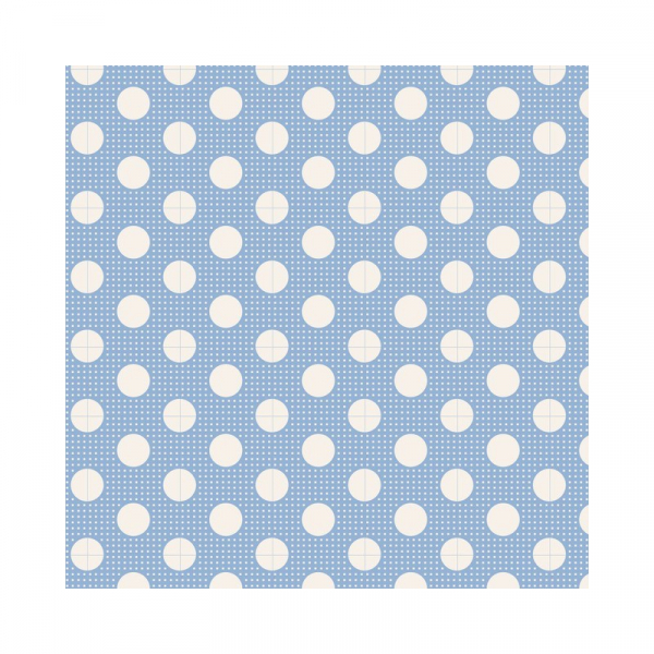 Baumwollstoff Medium Dots blau von Tilda