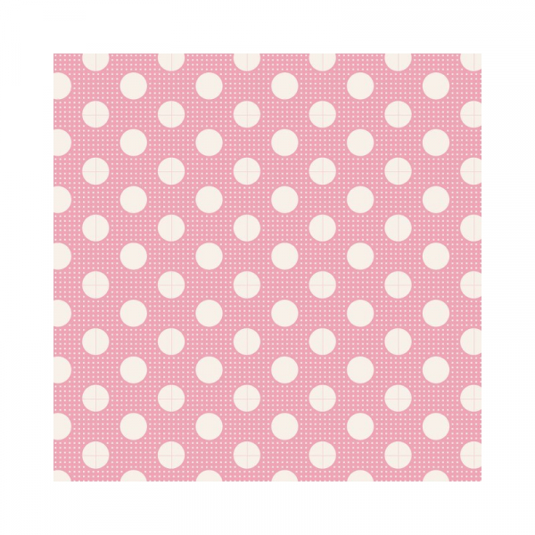 Baumwollstoff Medium Dots rosa von Tilda