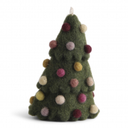 Du kannst diesen wunderschönen Weihnachtsbaum aus Filz mit bunten Kugeln bei uns im Herbst-Näh- & Duftstube Onlineshop von Gry & Sif kaufen.